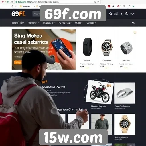 Experiência do usuário no site 69f.com